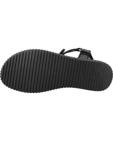 MJUS N18004 PLATFORM SANDALS NERO