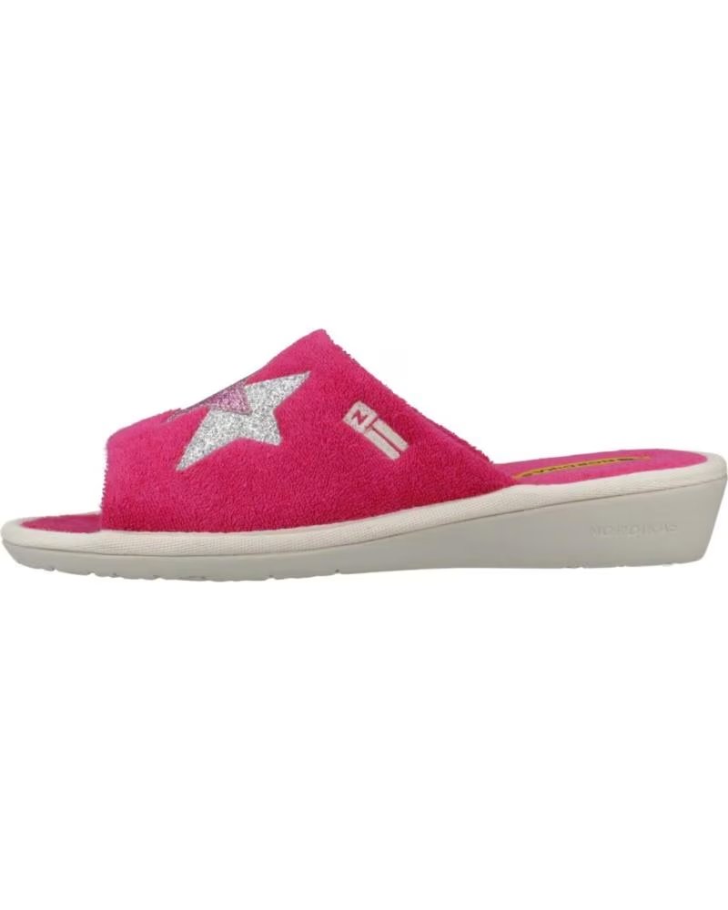 NORDIKAS ZAPATILLAS DE CASA MODELO 2314 TOALLA ROSA FUCSIA FUXIA