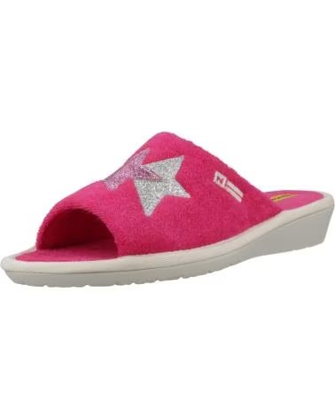 NORDIKAS ZAPATILLAS DE CASA MODELO 2314 TOALLA ROSA FUCSIA FUXIA