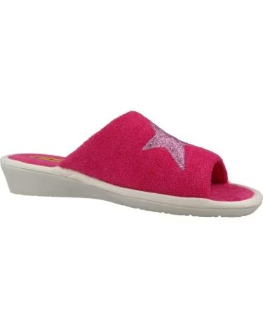 NORDIKAS ZAPATILLAS DE CASA MODELO 2314 TOALLA ROSA FUCSIA FUXIA