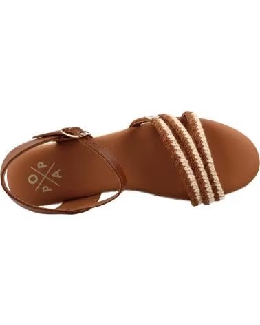 POPA SANDALIAS DE PLATAFORMA CB47601003 EN BEIGE PARA MUJER YUTE