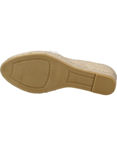 VIDORRETA ALPARGATAS MUJER MODELO 0301V COLOR  BLANCO