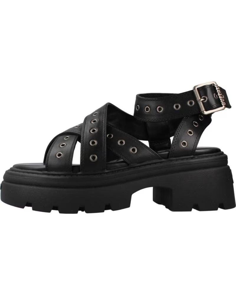 BUFFALO SANDALIAS 1602360B PLATAFORMA NEGRAS BLACK