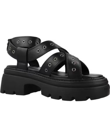 BUFFALO SANDALIAS 1602360B PLATAFORMA NEGRAS BLACK