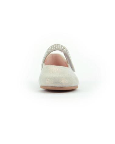 MERCEDITAS RUTH VELCRO BRILLANTES PLATA PLATA