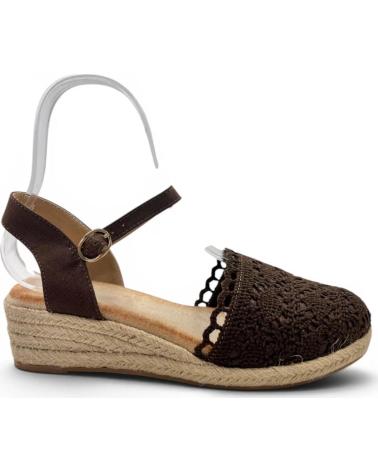 TIMBOS SANDALIA CUNA ESPARTO MARRÓN