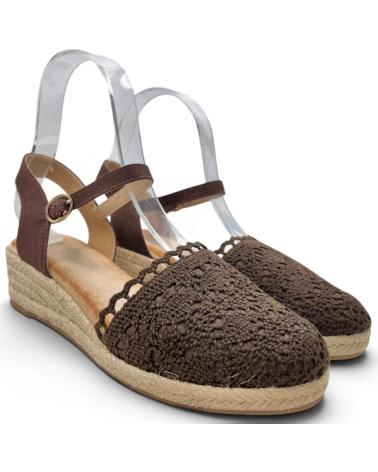 TIMBOS SANDALIA CUNA ESPARTO MARRÓN
