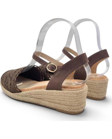 TIMBOS SANDALIA CUNA ESPARTO MARRÓN