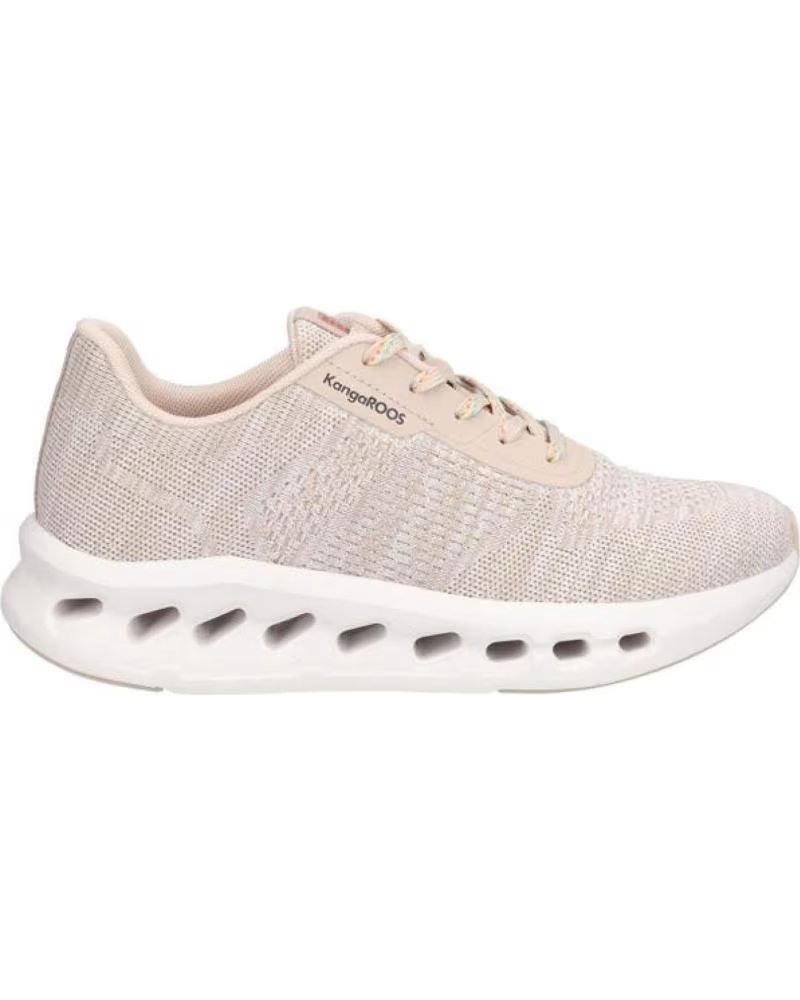 KANGAROOS DEPORTIVAS DE MUJER K056-7 TEXTIL BEIGETEXTIL BEIGE