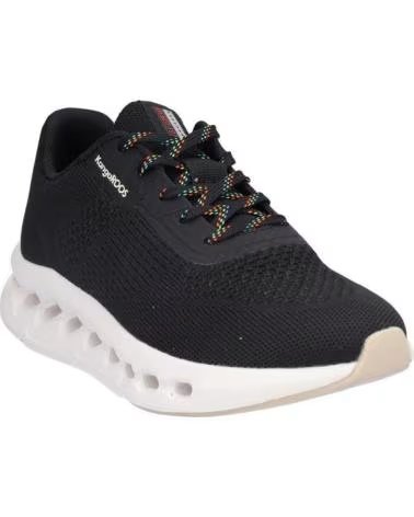 KANGAROOS DEPORTIVAS DE MUJER K056-1 TEXTIL NEGROTEXTIL NEGRO