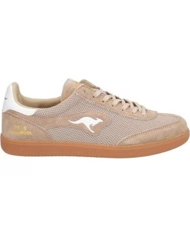 KANGAROOS DEPORTIVAS DE MUJER K037-7 BEIGE-BLANCOBEIGE-BLANCO