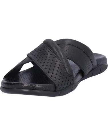 KANGAROOS SANDALIAS DE HOMBRE 1012-1 PIEL NEGROPIEL NEGRO