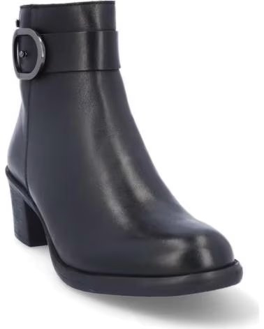 NATURE BOTINES DE MUJER N137-11 DE PIEL EN COLOR NEGRO