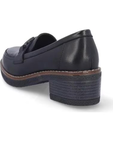 NATURE MOCASINES DE PIEL N121-11 PARA MUJER NEGROPIEL NEGRO