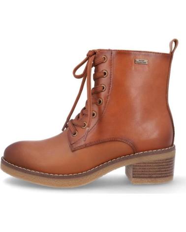 NATURE BOTINES DE MUJER N118-33 EN PIEL COLOR CAMEL CAMELPIEL