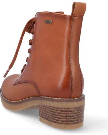 NATURE BOTINES DE MUJER N118-33 EN PIEL COLOR CAMEL CAMELPIEL