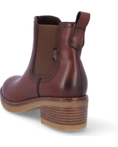 NATURE BOTINES DE MUJER N117-15 PIEL BURDEOSPIEL BURDEOS