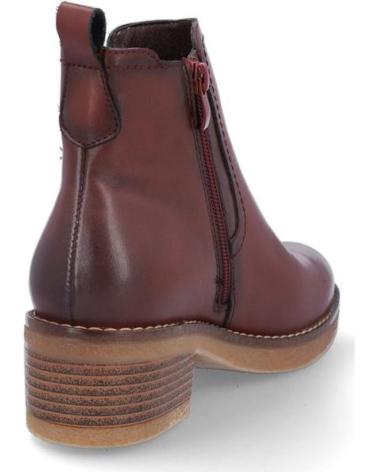 NATURE BOTINES DE MUJER N117-15 PIEL BURDEOSPIEL BURDEOS