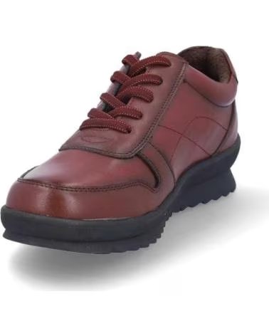 ZAPATOS DE MUJER CORONEL TAPIOCCA T727-15 EN PIEL BURDEOS BURDEOSPIEL