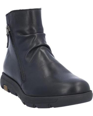 NATURE BOTINES PLANOS DE MUJER N154 EN NEGRO
