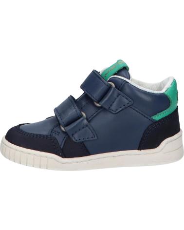 Deportivas de Niña y Niño KICKERS 894791-30 WINCKY VEL NUBUCK 103 MARINVE VERT BL