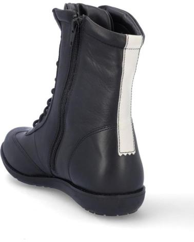 KANGAROOS BOTAS DE MUJER 916-11 PIEL NEGRO-BLCOPIEL NEGRO-BLCO