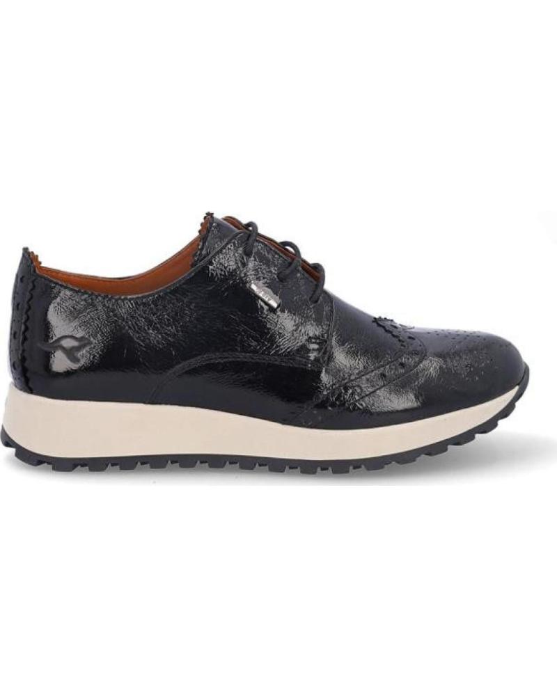KANGAROOS ZAPATOS DE MUJER 907-41 CHAROL ARRUG NEGROCHAROL ARRUG NEGRO