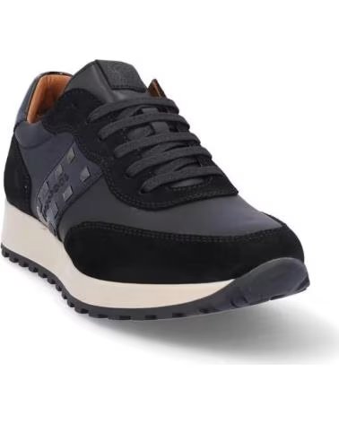 KANGAROO´S 901-11 ZAPATILLAS DEPORTIVAS DE PIEL NEGRAS PARA MUJER NEGROPIEL NEGRO