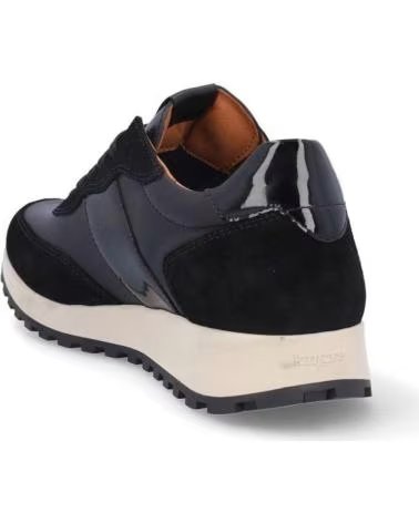 KANGAROO´S 901-11 ZAPATILLAS DEPORTIVAS DE PIEL NEGRAS PARA MUJER NEGROPIEL NEGRO