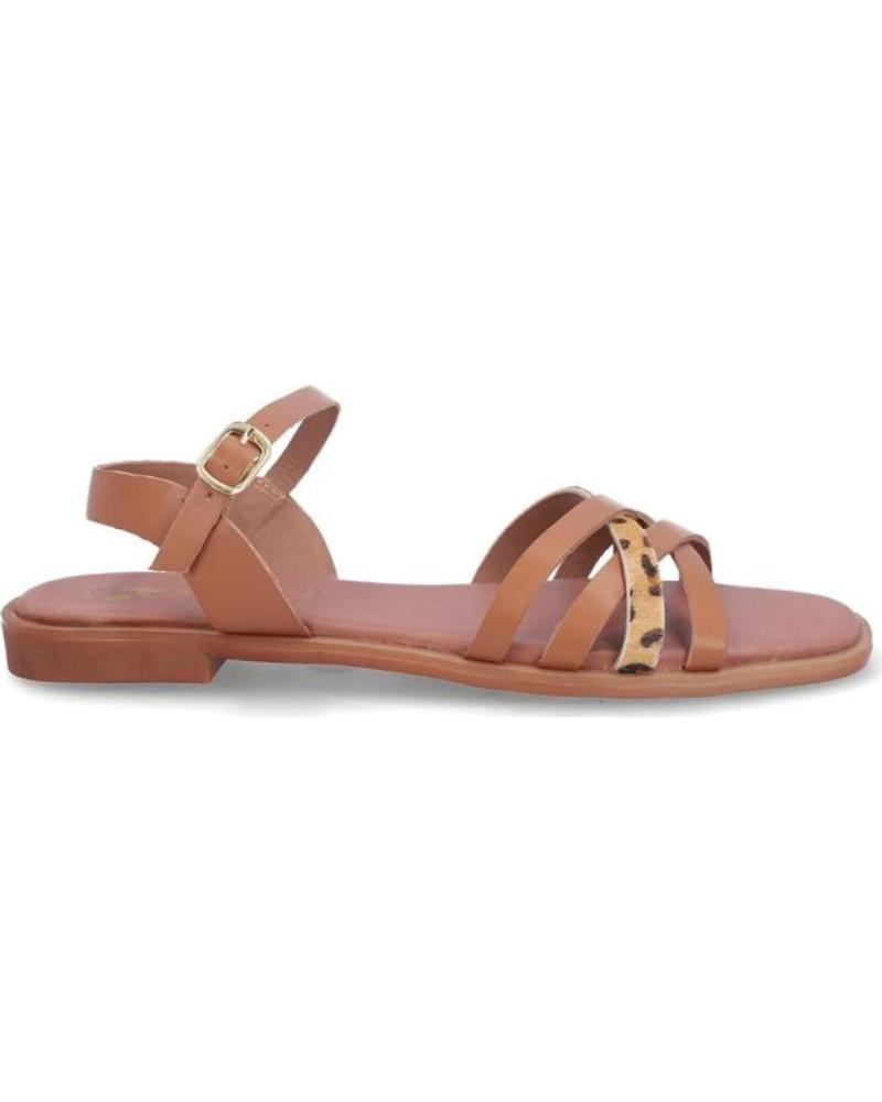 KANGAROOS SANDALIAS DE MUJER 873-33 CUERO-LEOPARDOCUERO-LEOPARDO