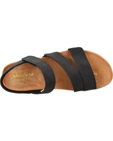 SKECHERS SANDALIAS MUJER MODELO 163252S COLOR NEGRO BLK