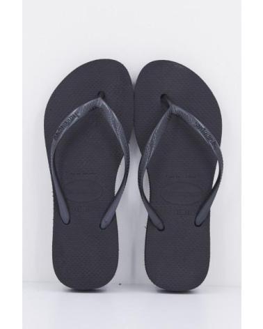 HAVAIANAS CHANCLAS MUJER MODELO SLIM FLATFORM COLOR NEGRO 0090BLACK
