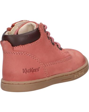 Botines de Niña KICKERS 537938-30 TACKLAND GOLF NUBUCK 131 ROSE CLAIR