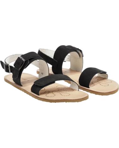 WAALS SANDALIA BAREFOOT ARTESANA DUNE I 163 BLACK NEGRO