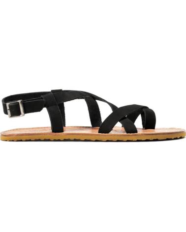 WAALS SANDALIA BAREFOOT HANCRAFTED NATUR I MUJ 70 BLACK NEGRO
