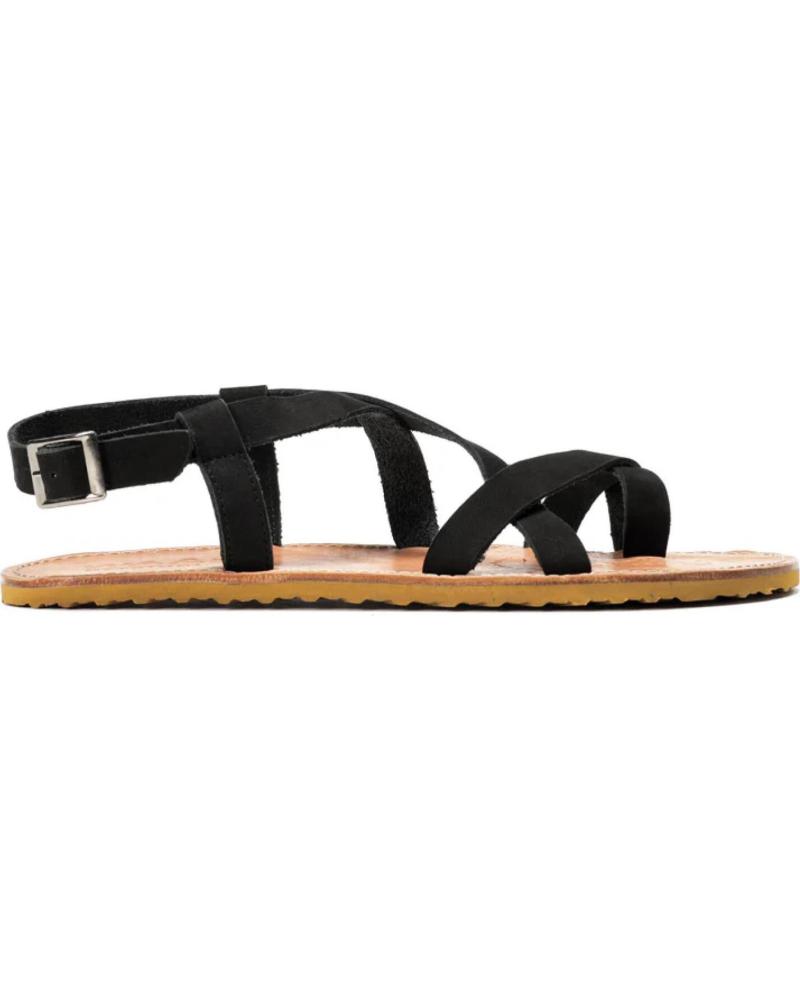 WAALS SANDALIA BAREFOOT HANCRAFTED NATUR I MUJ 70 BLACK NEGRO