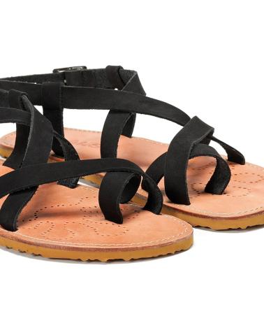 WAALS SANDALIA BAREFOOT HANCRAFTED NATUR I MUJ 70 BLACK NEGRO