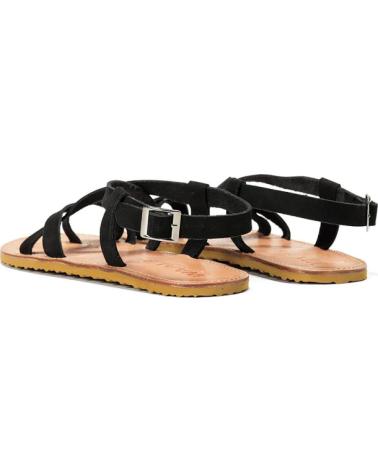 WAALS SANDALIA BAREFOOT HANCRAFTED NATUR I MUJ 70 BLACK NEGRO