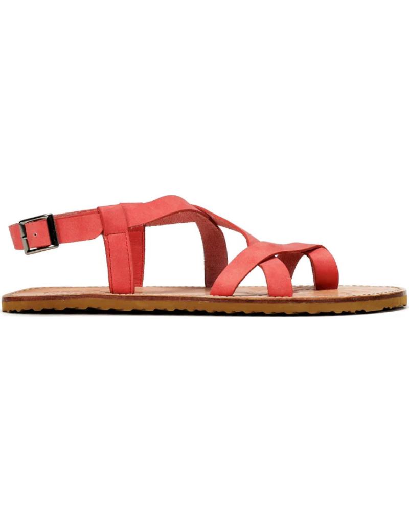 WAALS SANDALIA BAREFOOT HANCRAFTED NATUR I MUJ 70 CORAL VARIOS COLORES