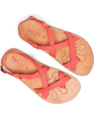 WAALS SANDALIA BAREFOOT HANCRAFTED NATUR I MUJ 70 CORAL VARIOS COLORES