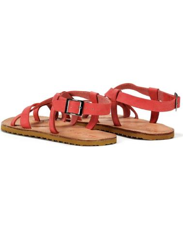 WAALS SANDALIA BAREFOOT HANCRAFTED NATUR I MUJ 70 CORAL VARIOS COLORES