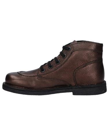 Bottines pour Femme KICKERS 879224-50 LEGENDIKNEW CUIR SHIMMER ECO 93 MARRON PEWTER