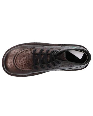 Bottines pour Femme KICKERS 879224-50 LEGENDIKNEW CUIR SHIMMER ECO 93 MARRON PEWTER