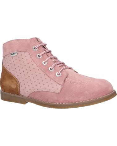 Chaussures pour Fille KICKERS 785525-30 KOUKLEGEND BONT 133 ROSE MARRON