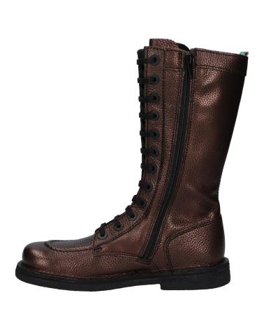 Bottes pour Femme KICKERS 444319-50 MEETKIKNEW CUIR SHIMMER ECO 93 MARRON PEWTER