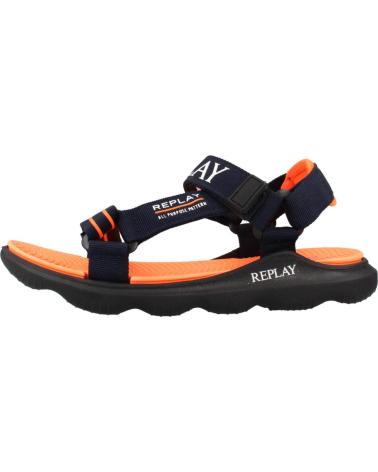 REPLAY SANDALIAS NINO MODELO SPACER 2 COLOR AZUL NVFLGR
