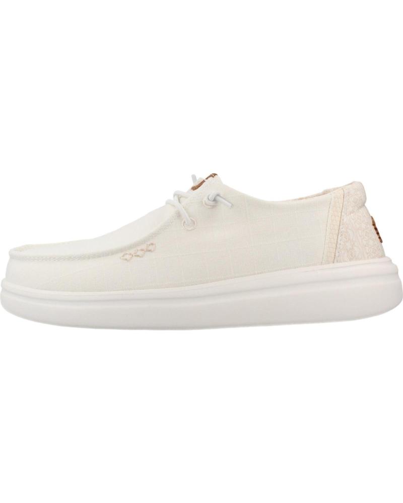 HEY DUDE ZAPATOS INFORMALES MUJER MODELO WENDY RISE CHAMBRAY GRID COL SNWHT