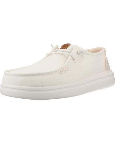 HEY DUDE ZAPATOS INFORMALES MUJER MODELO WENDY RISE CHAMBRAY GRID COL SNWHT
