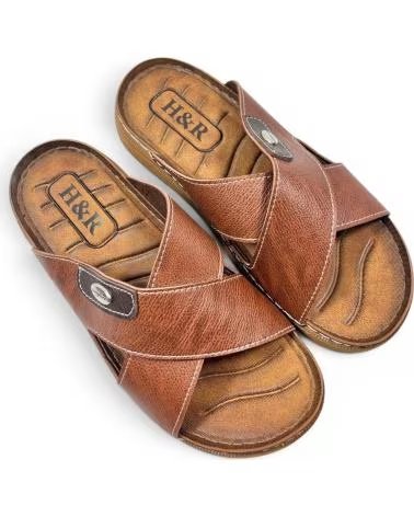TIMBOS SANDALIA BIO DE HOMBRE COLOR MIEL 133109 MARRóN