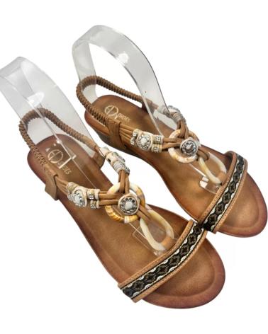 TIMBOS SANDALIA CUNA COMODA DE MUJER CAMEL 132966 MARRóN